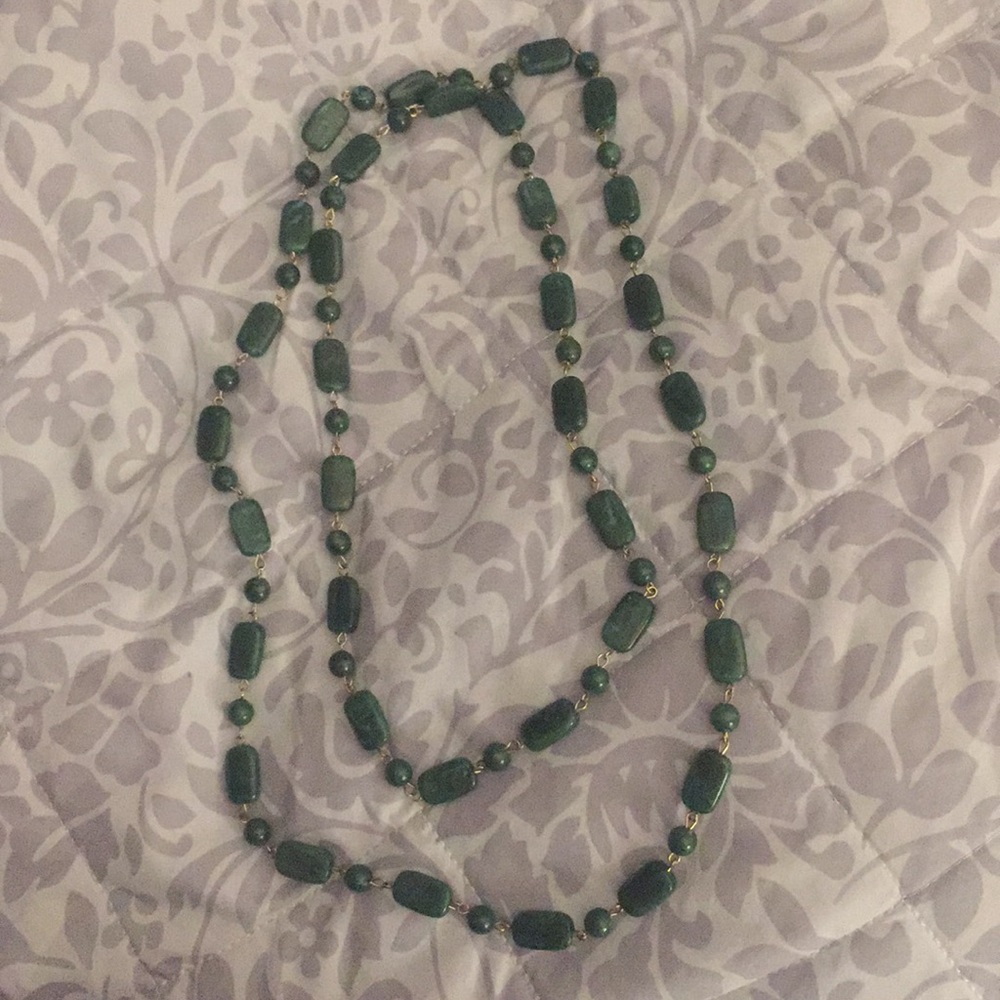 Vintage green necklace